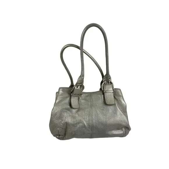 Tignanello Silver Handbag - Picture 1 of 4